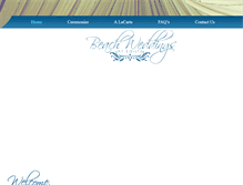 Tablet Screenshot of edistobeachwedding.com
